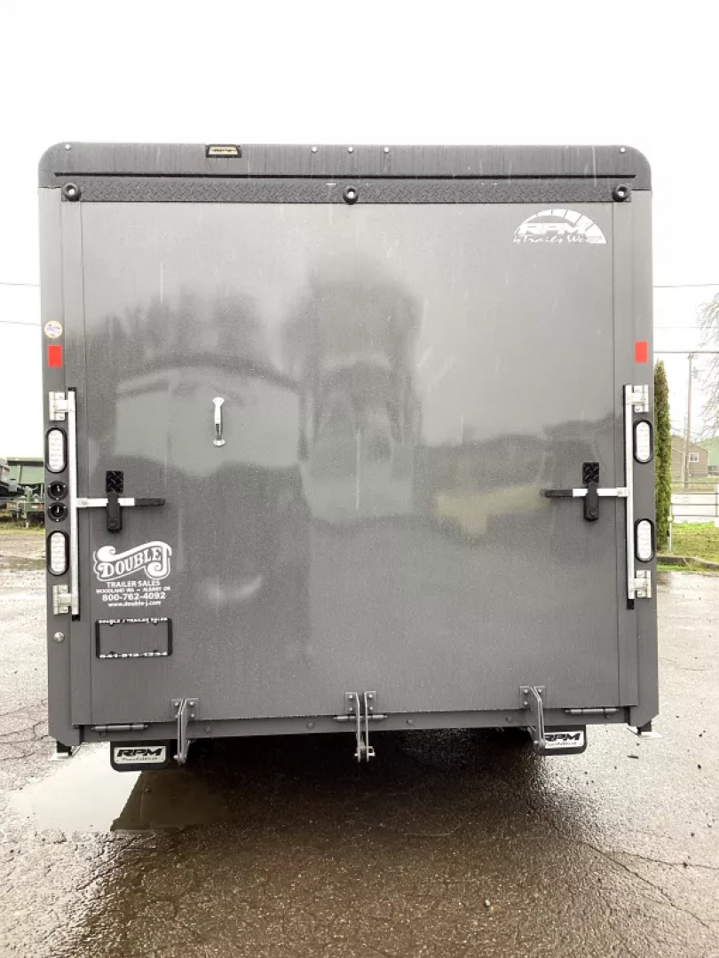 New 2026 Trails West RPM 20' Snowmobile Trailer - 30 gal. Fuel Cell - Altitude Pckg. - Electric Jack - Power Rear Ramp-7.5 gal. LP Tanks