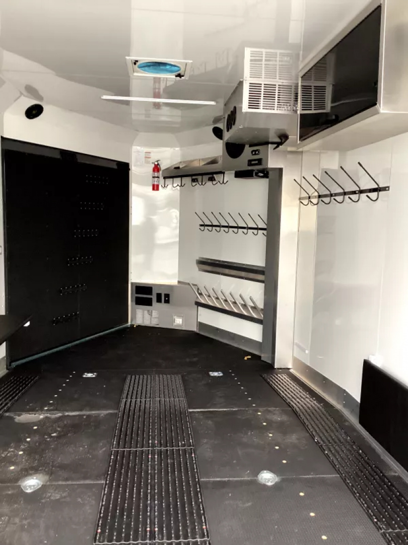 New 2026 Trails West RPM 20' Snowmobile Trailer - 30 gal. Fuel Cell - Altitude Pckg. - Electric Jack - Power Rear Ramp-7.5 gal. LP Tanks