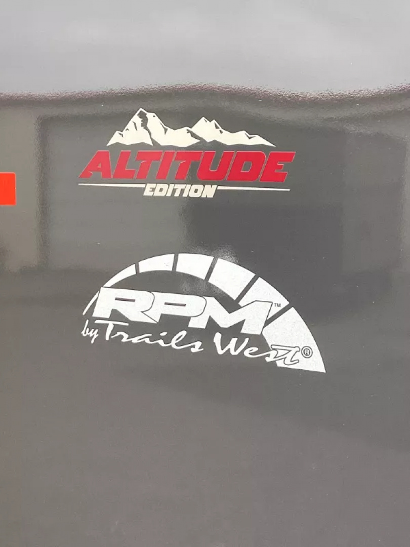 New 2026 Trails West 28ft. Snowmobile Trailer - Altitude package - Track melt Heater - Charcoal w/ black cove - Power rear ramp