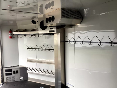 New 2026 Trails West 28ft. Snowmobile Trailer - Altitude package - Track melt Heater - Charcoal w/ black cove - Power rear ramp