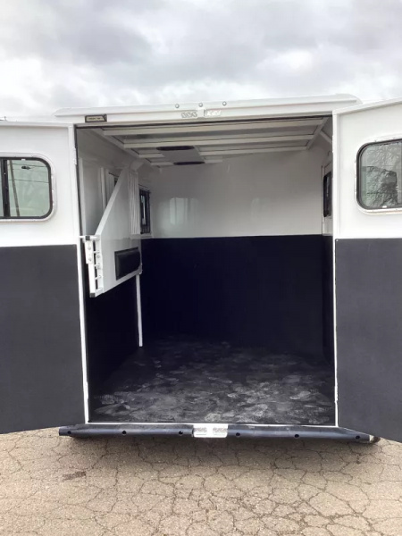 New 2026 Trails West Adventure MX 2 Horse Trailer - Swing Out Saddle Rack - Water Tank