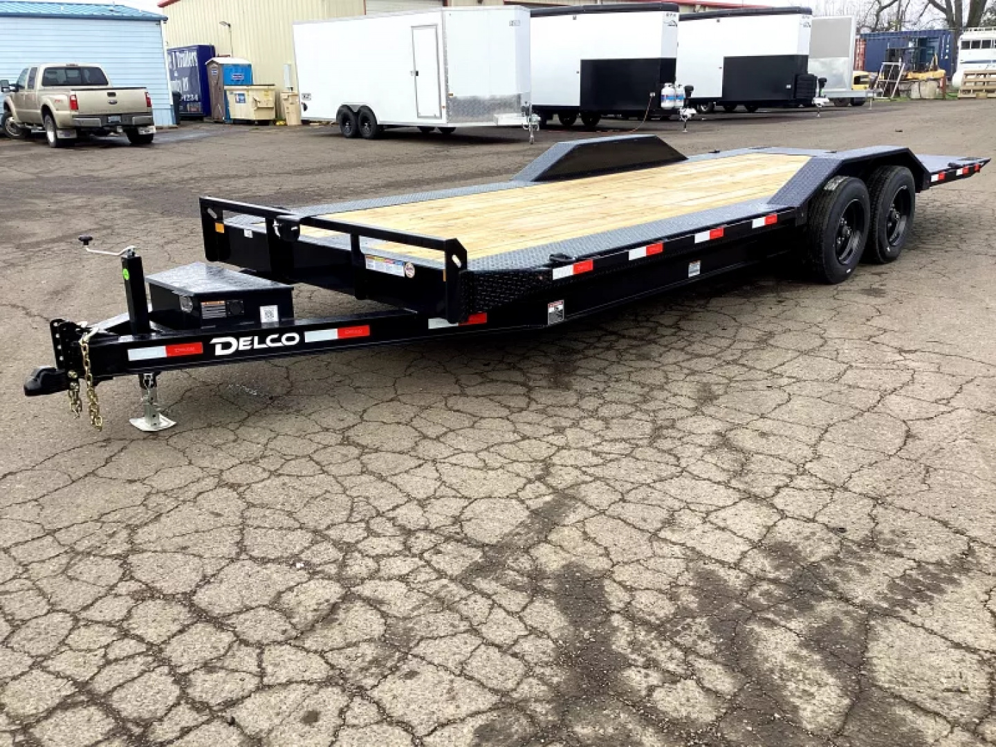 New 2026 Delco T722 Bumper Tilt 102" x 22' 14K  Equipment Trailer-