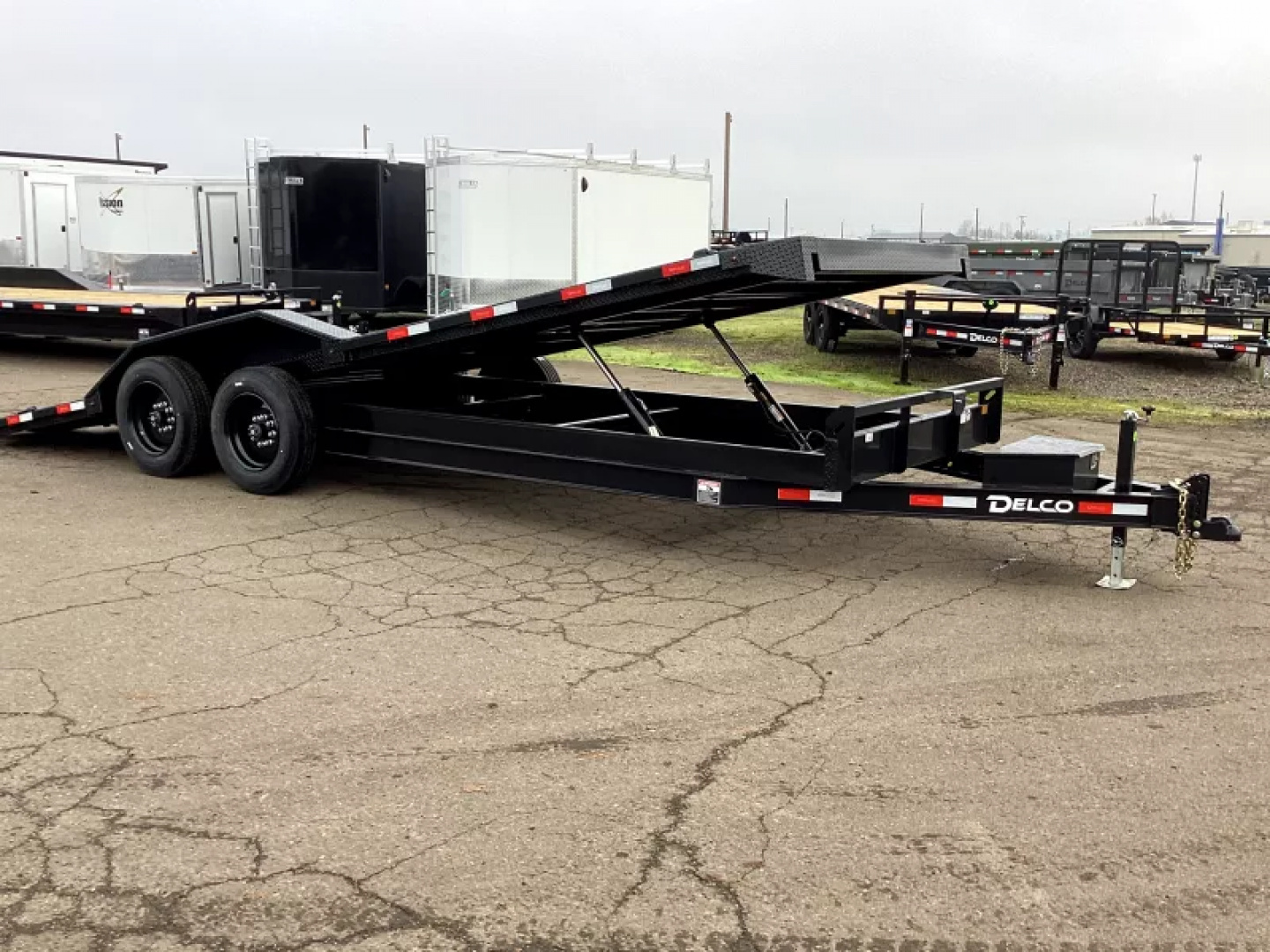 New 2026 Delco T722 Bumper Tilt 102" x 22' 14K  Equipment Trailer-