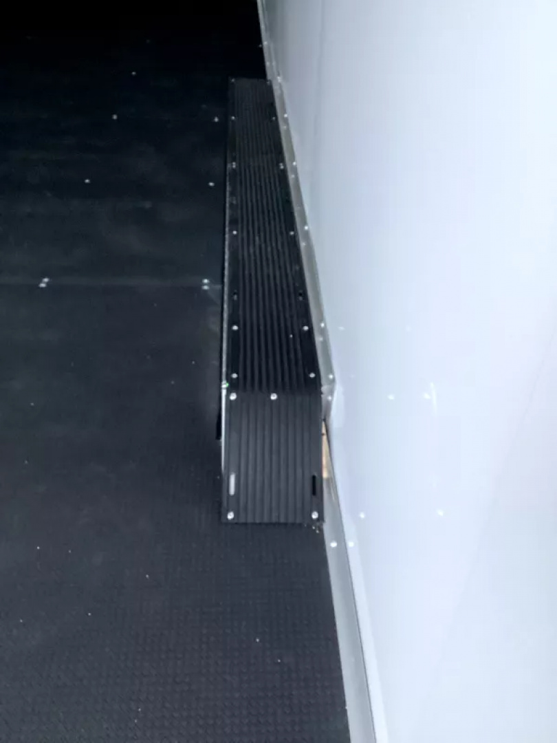 New SEASON CLEARANCE SALE! 2025 Mission MCH 8.5' x 24' Snowmobile All Sport Trailer-White, 15" Aluminum Wheels, 78" Tall Side Access Door, 18" x 24" Sliding Window w/ Screen