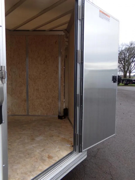 New 2026 ALCOM EZ Hauler 7.5' x 16' Enclosed-Ultimate Contractor Package-Ladder Rack/Catwalk System-Exterior LED Lights-Spare Tire-Double Rear Doors