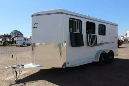 New 2026 Thuro-Bilt Liberty 7'6  Tall - Adjustable Dividers - Swing out saddle rack 3 Horse Trailer