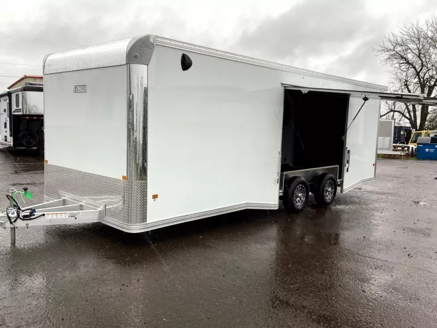 New 2026 ALCOM EZ Hauler 8.5 x 24 Enclosed-3" addt'l box height, TPO coin flooring, premium light pkg