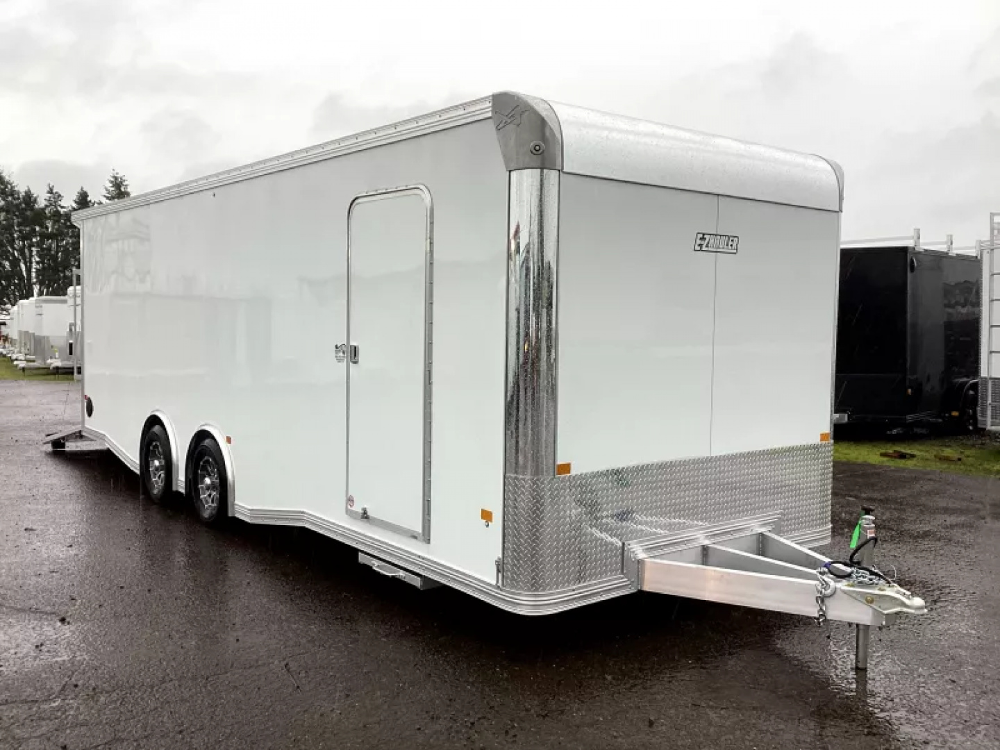 New 2026 ALCOM EZ Hauler 8.5 x 24 Enclosed-3" addt'l box height, TPO coin flooring, premium light pkg