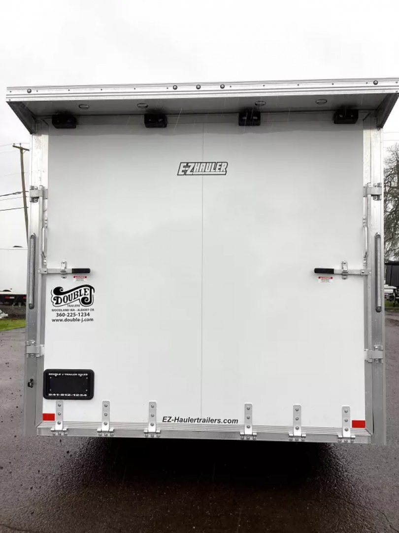 New 2026 ALCOM EZ Hauler 8.5 x 24 Enclosed-3" addt'l box height, TPO coin flooring, premium light pkg