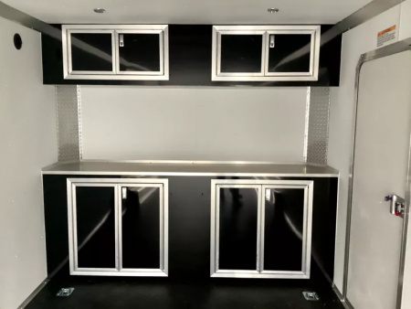 New 2026 ALCOM EZ Hauler 8.5 x 24 Enclosed-3" addt'l box height, TPO coin flooring, premium light pkg