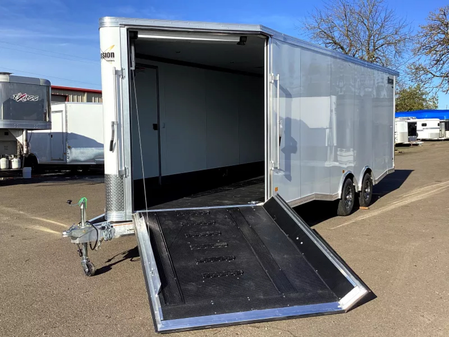 New 2026 Mission 8.5 x 22 Enclosed All-Sport Peak Value-15" aluminum wheels-78"T side access door-3" addt'l box height
