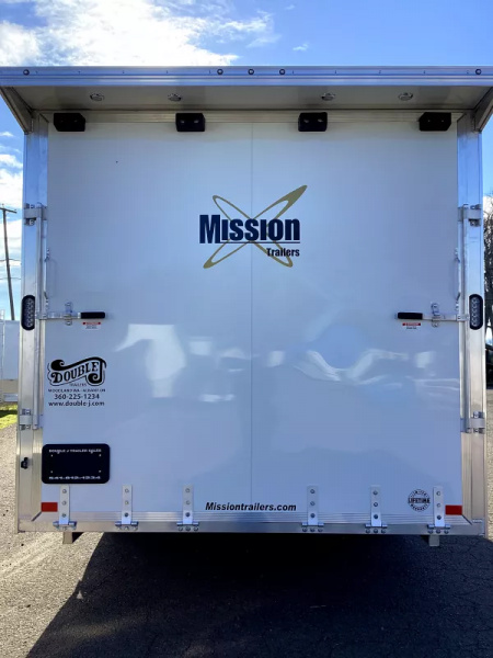 New 2026 Mission 8.5 x 22 Enclosed All-Sport Peak Value-15" aluminum wheels-78"T side access door-3" addt'l box height