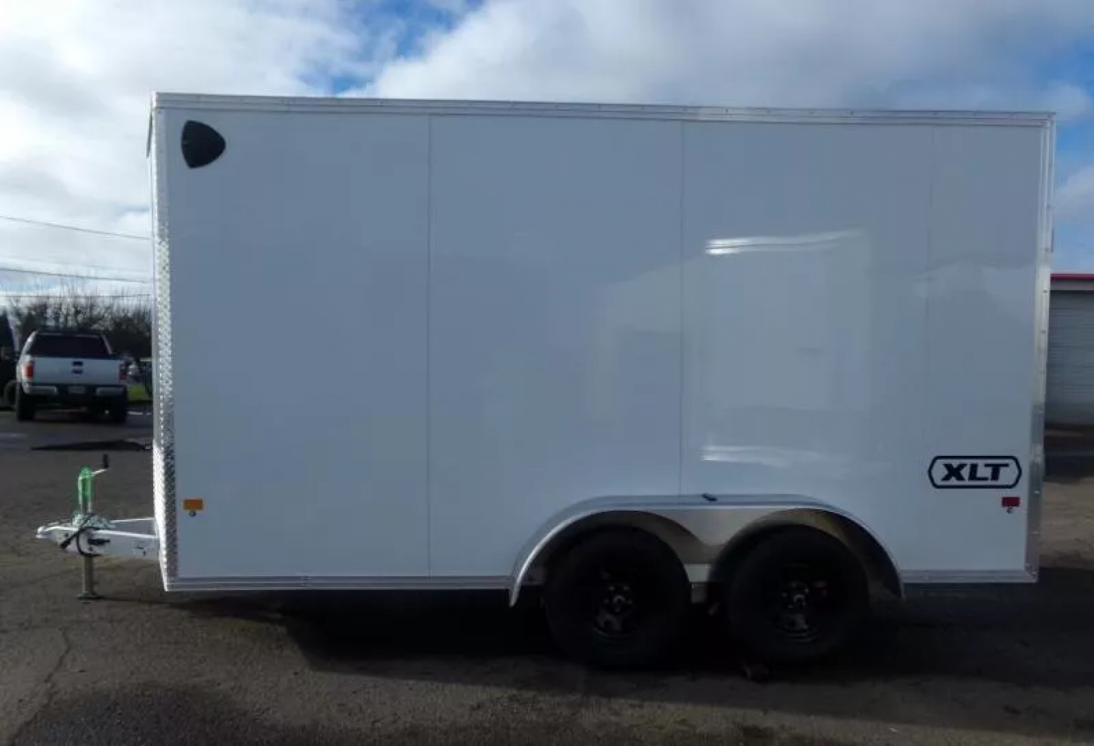 New 2026 ALCOM EZ Hauler 7x14XLT Pro Series Cargo Trailer-Side Door, Curbside Front