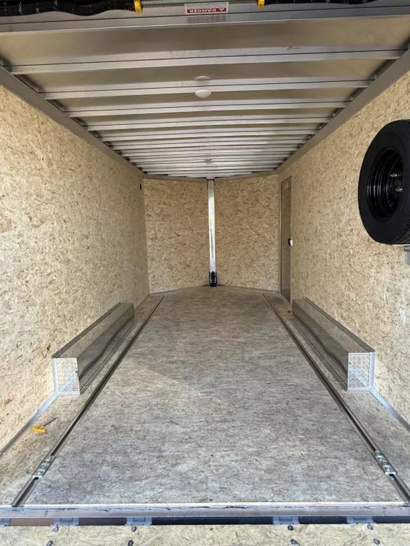 New 2026 ALCOM EZ Hauler 8.5x16-Recessed Slide Track System-3" addt'l Box Height-78"T Side Access Door