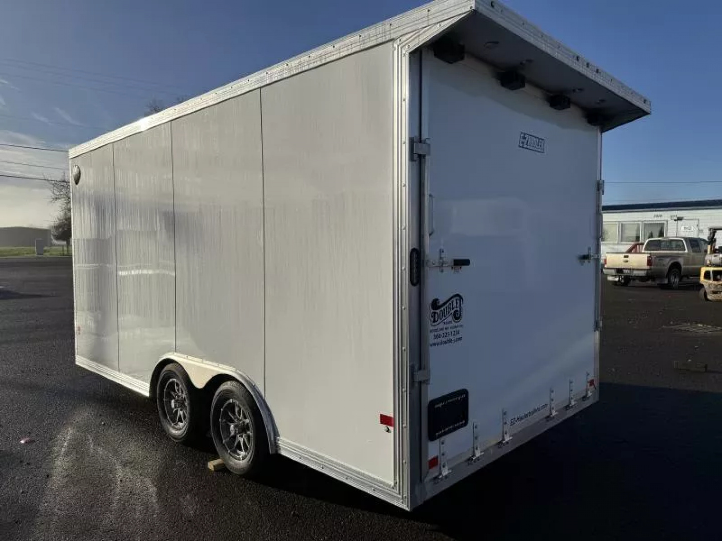 New 2026 ALCOM EZ Hauler 8.5x16-Recessed Slide Track System-3" addt'l Box Height-78"T Side Access Door