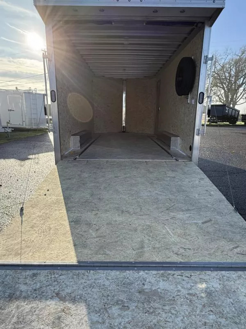 New 2026 ALCOM EZ Hauler 8.5x16-Recessed Slide Track System-3" addt'l Box Height-78"T Side Access Door