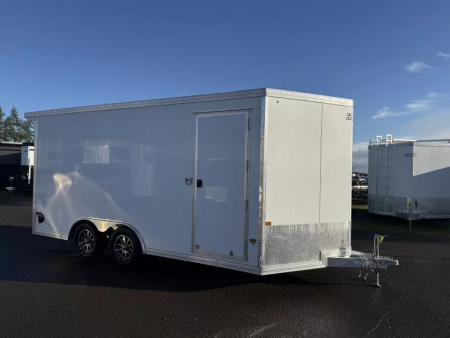 New 2026 ALCOM EZ Hauler 8.5x16-Recessed Slide Track System-3  addt'l Box Height-78 T Side Access Door