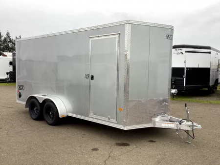 New 2026 ALCOM EZ Hauler 7x16 XLT Pro Series Cargo Trailer-Side Door, Curbside Front-82  Interior