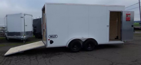 New 2026 ALCOM EZ Hauler 7x16 XLT Pro Series-Side Door, Curbside Front-82" Interior