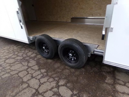 New 2026 EZ Hauler  8.5 x 28'- ALL ALUMINUM- Elite Escape Door- Cargo pkg- 3'' extra height