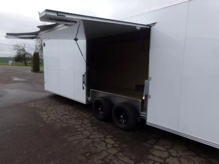 New 2026 EZ Hauler  8.5 x 28'- ALL ALUMINUM- Elite Escape Door- Cargo pkg- 3'' extra height