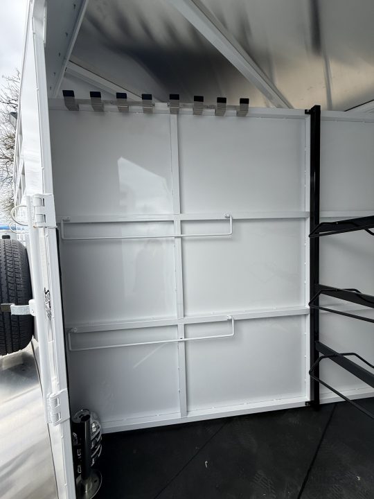 New 2026 Trails West Adventure II 14' Stock Trailer -Swinging Tack Package - Star Caps
