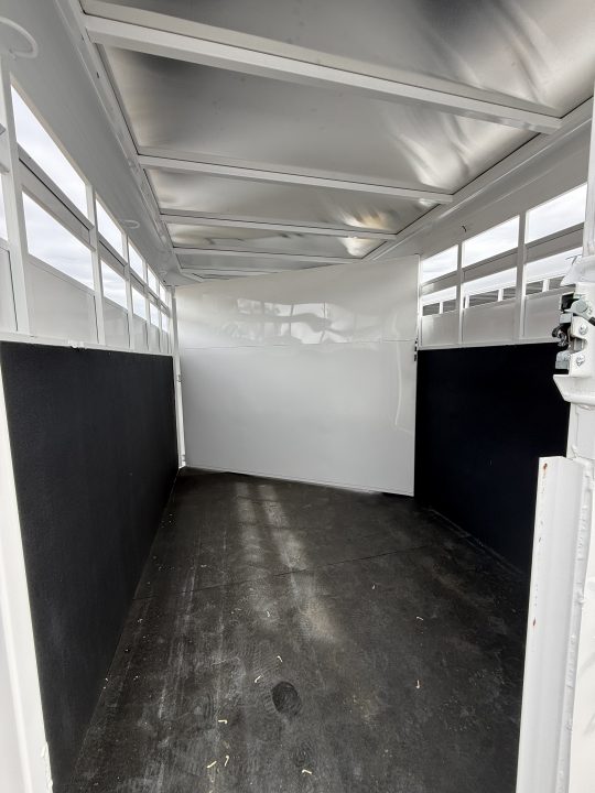 New 2026 Trails West Adventure II 14' Stock Trailer -Swinging Tack Package - Star Caps