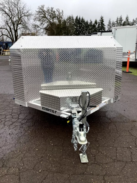 New 2027 Aluma 82"X18' Heavy Anniversary Tilt-Tandem Axle-Electric Brake-15" Alum Wheels