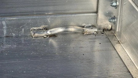 New 2026 Aluma 63" X 10' Aluminum Deck-12" Solid Front and Sides, U-bolt Spare Tire Mount, Strt Tailgate, 13" Steel Wheels Utility Trailer