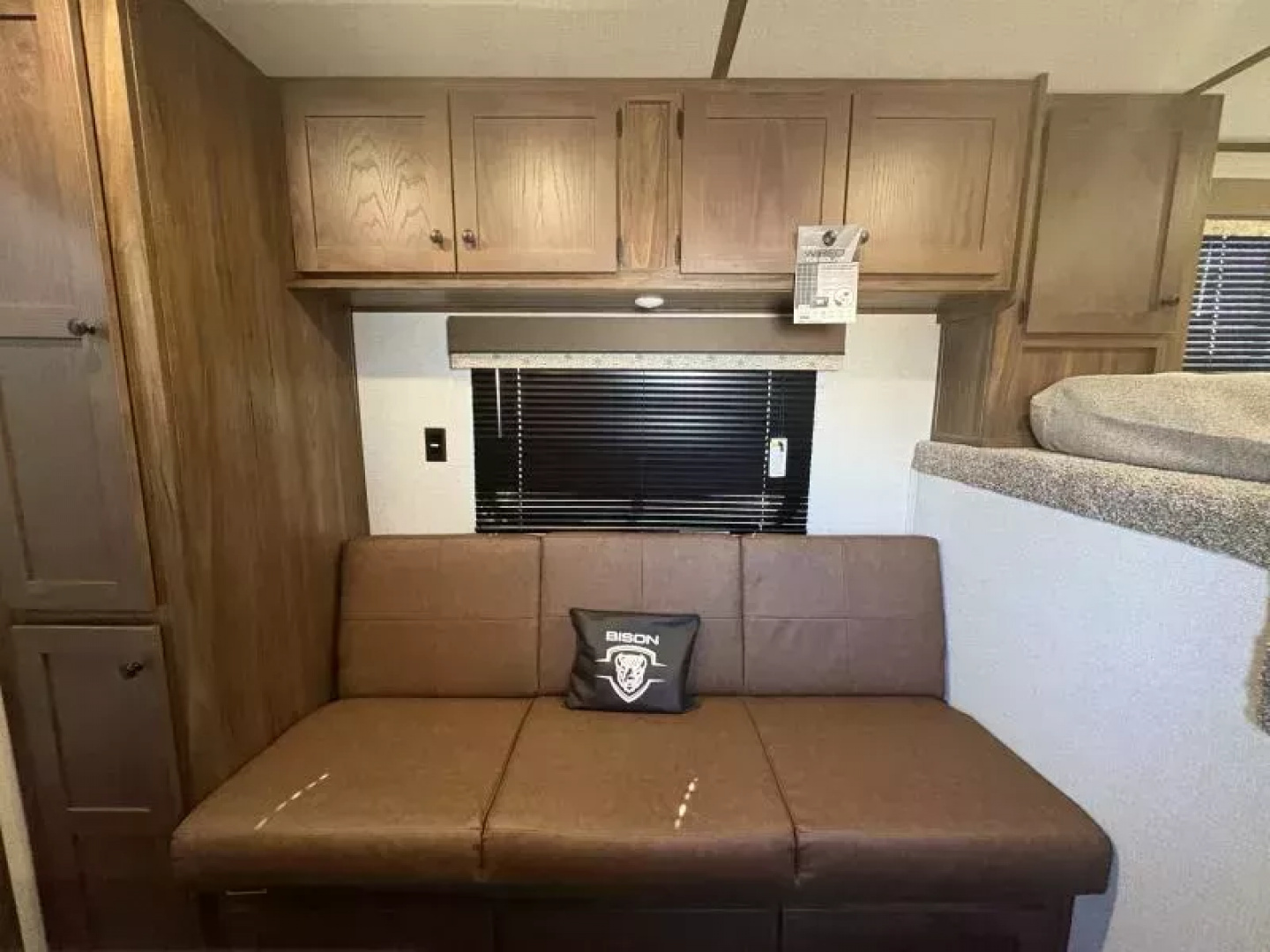 New 2026 Bison Ranger 7308 - 8' SW LQ -Sofa- Lined & Insulated Horse Area Ceiling