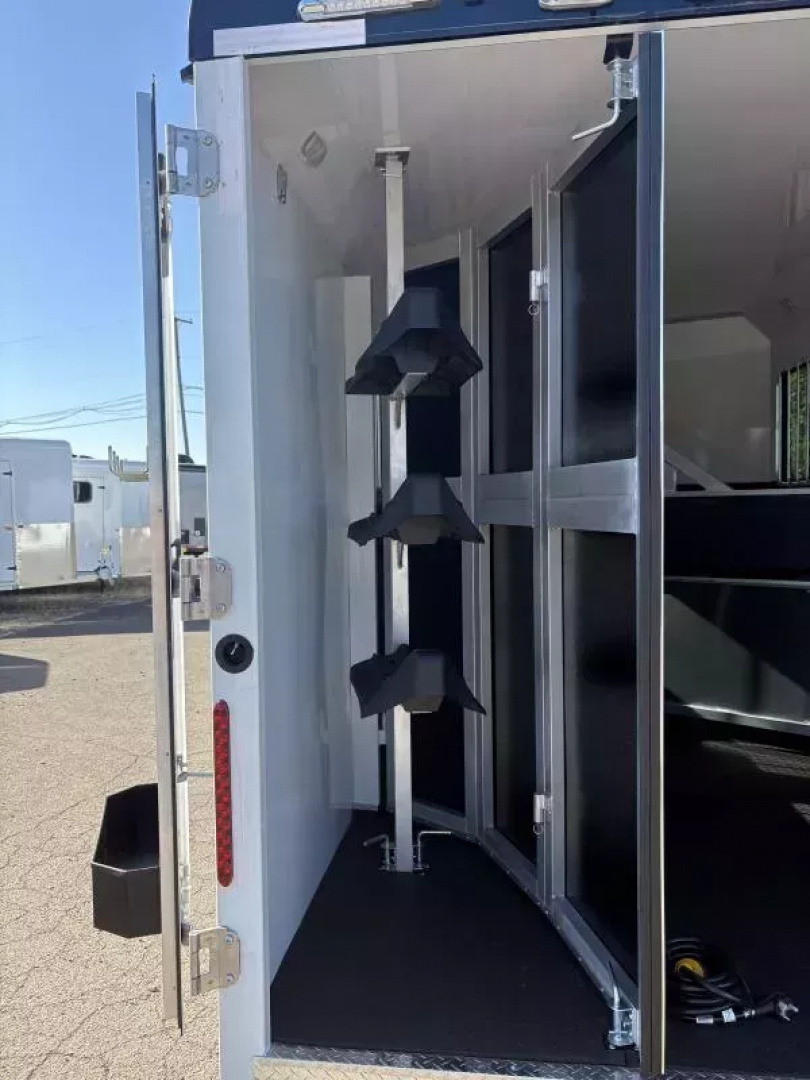 New 2026 Bison Ranger 7308 - 8' SW LQ -Sofa- Lined & Insulated Horse Area Ceiling