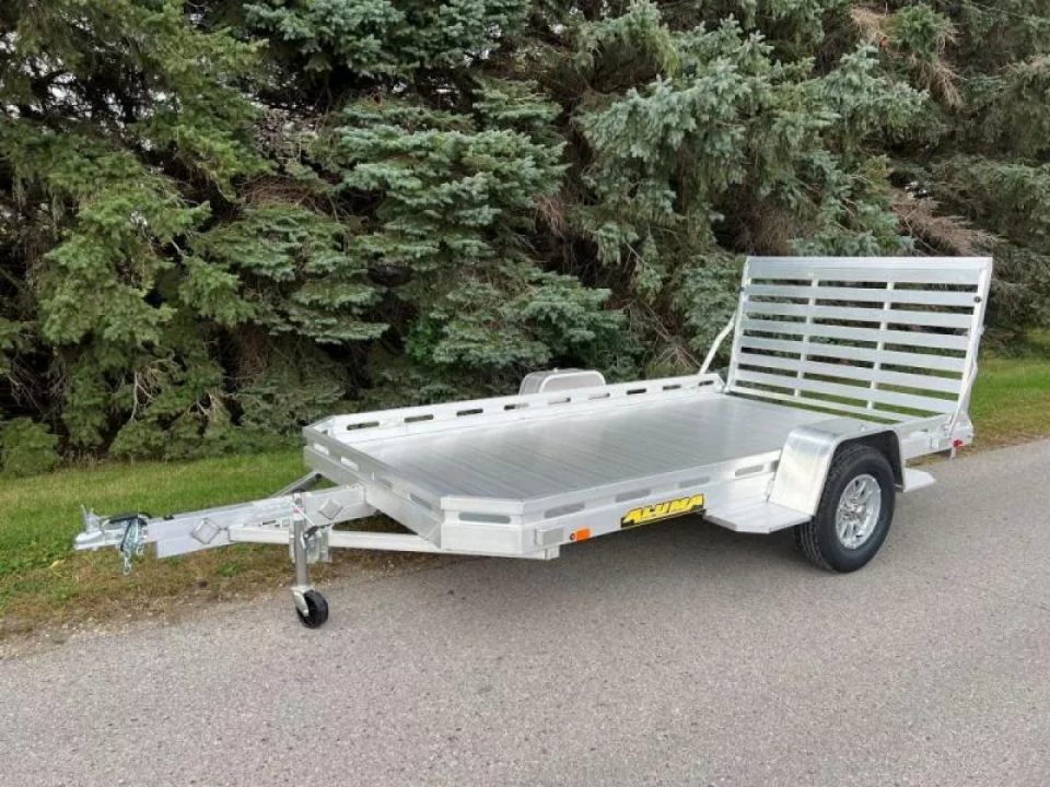 New 2027 Aluma 7712H-S-TG Utility Trailer