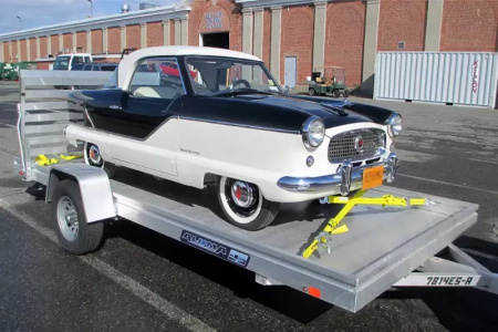 New 2027 Aluma 78x14' Aluminum Deck, Single Axle 3500#, Straight Tailgate, Spare Tire Carrier Pkg