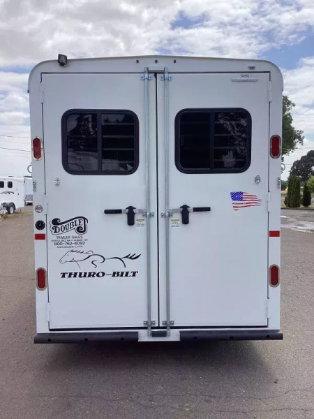 New 2026 Thuro-Bilt Liberty 7'6" Tall-4 Horse Trailer-Adjustable Dividers-1' Added Length Horse Trailer
