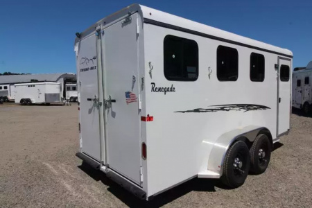 New 2026 Thuro-Bilt Renegade 3 Horse Trailer- 1' added length- Extra Divider Catch Horse Trailer