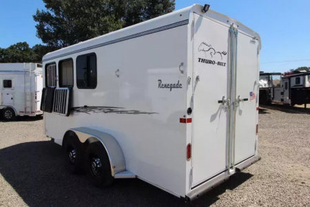 New 2026 Thuro-Bilt Renegade 3 Horse Trailer- 1' added length- Extra Divider Catch Horse Trailer