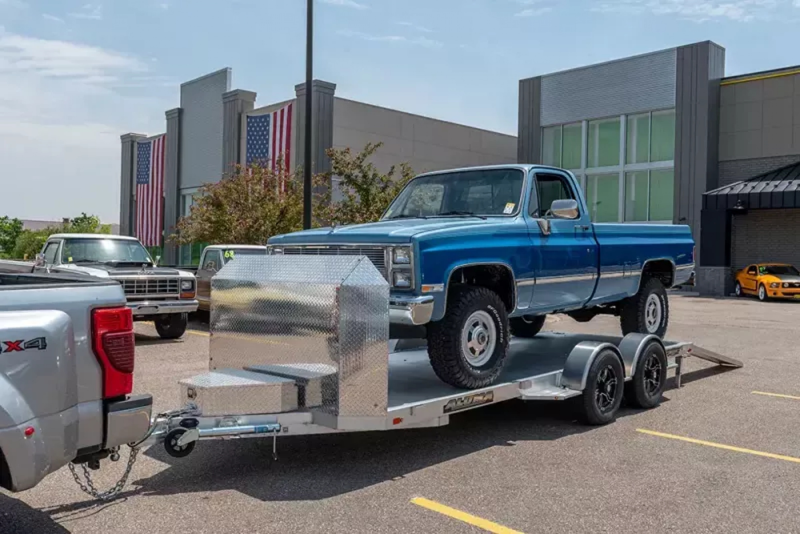 New 2027 Aluma 82x18' Executive Series Heavy Tandem Axle, Electric Brakes, 7' Ramps, 15" Tires, Spare Tire Pkg