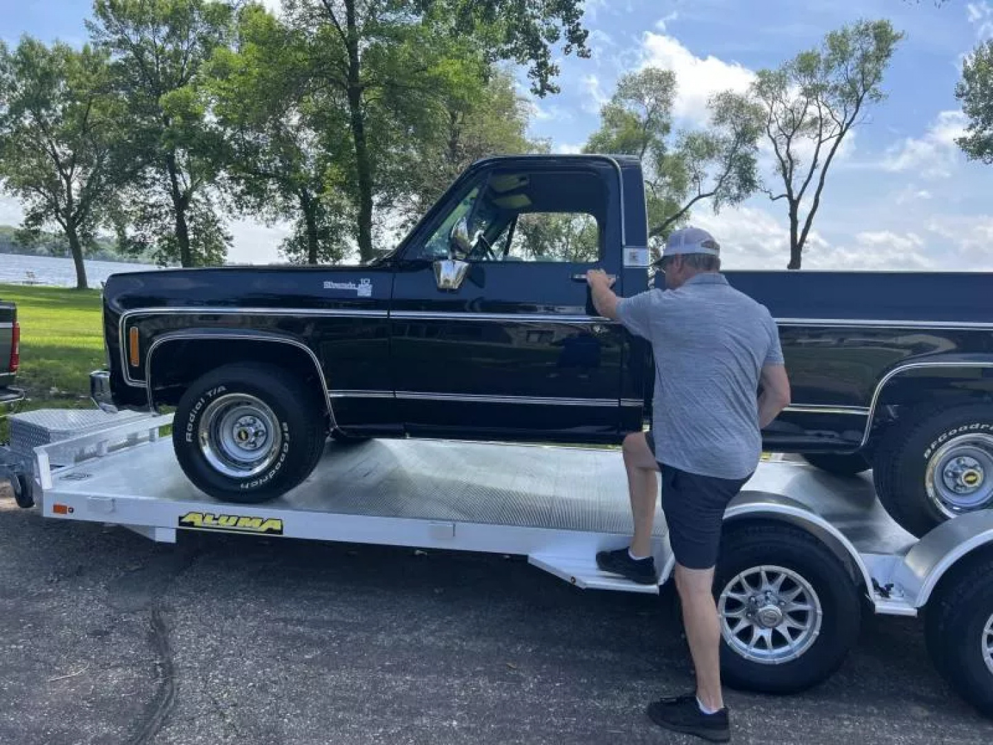 New 2026 Aluma 82x20' Tandem Axle, Electric Brakes, 6' Ramps, Front Rail, 14" Aluminum Wheels, Spare Tire