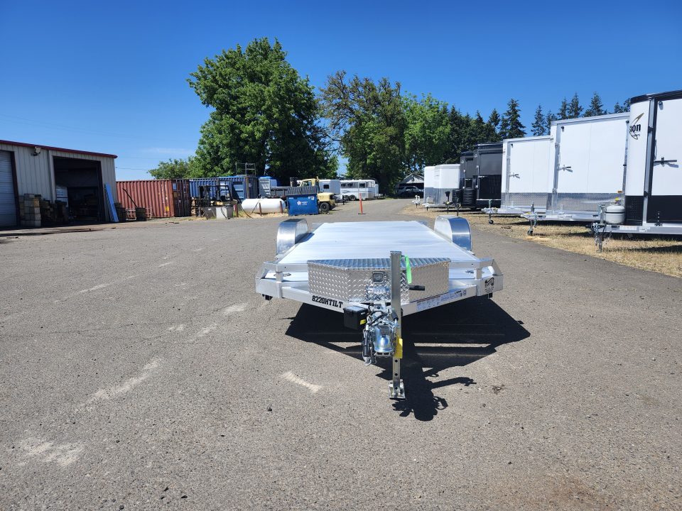 New 2027 Aluma 8220H-ANV-TILT-TA-EL Tilt Trailer