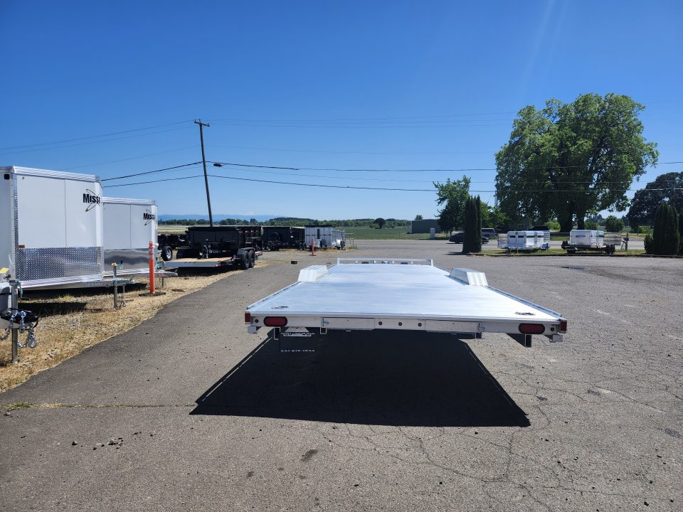 New 2026 Aluma WB28H-TA-EL-DOF-R-RR Utility Trailer