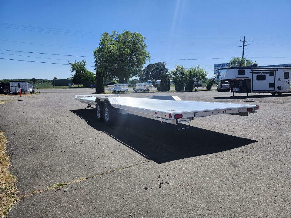New 2026 Aluma WB28H-TA-EL-DOF-R-RR Utility Trailer