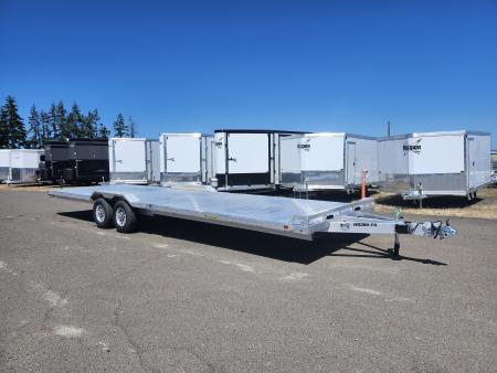 New 2026 Aluma WB28H-TA-EL-DOF-R-RR Utility Trailer