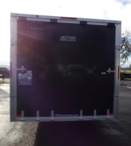 New 2026 ALCOM 8.5x24' EZ Hauler Enclosed XLT Pro Series, Black, Side Door:Curbside Front, 3" Addt'l Box Height