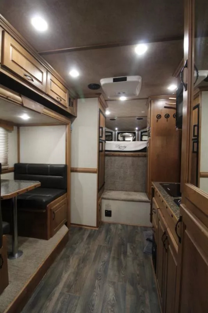 Used 2020 Trails West Sierra 10x15 LQ w/ Slide-out 3 Horse Trailer