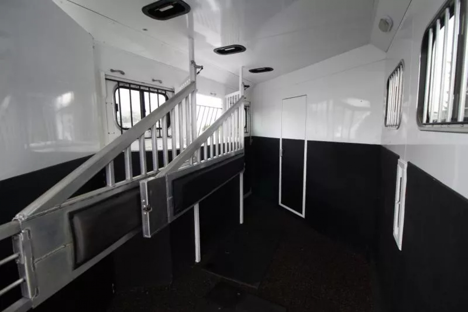 Used 2020 Trails West Sierra 10x15 LQ w/ Slide-out 3 Horse Trailer