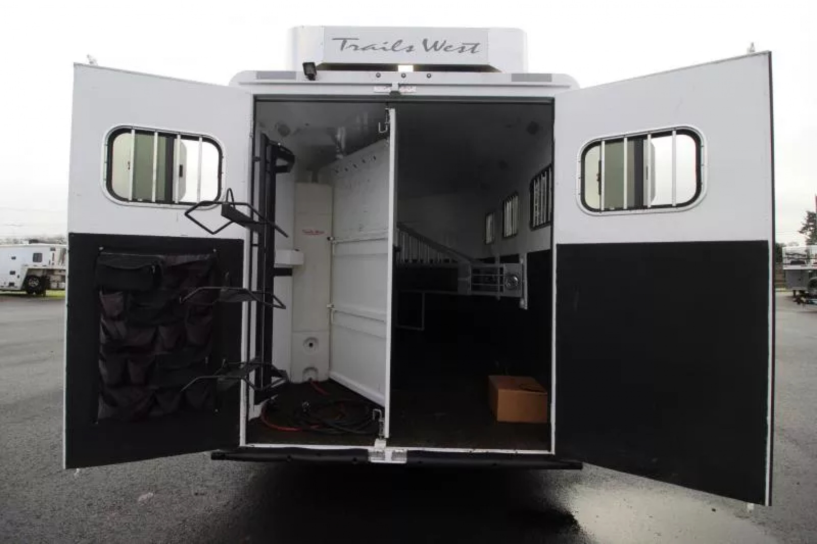 Used 2020 Trails West Sierra 10x15 LQ w/ Slide-out 3 Horse Trailer