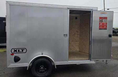 New 2026 Alcom EZ Hauler XLT Pro Series Enclosed Cargo Trailer-Limited Model-7'6" Interior Height-Side Door: Curbside Front-3500# Axles