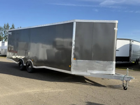 New SEASON CLEARANCE SALE! 2026 Mission 8.5 x 24 All Sport Peak Value Snowmobile Trailer-3" Addt'l Box Height-5200# Axles-15" Wheels, Quad-Ply Flooring