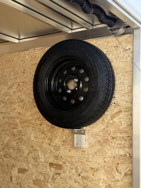 New 2026 ALCOM EZ Hauler 6x10 Enclosed Cargo Trailer-XLT Pro Series-All Aluminum-White-Side Door: Curbside Front-Rear Ramp-3500# Single Axle