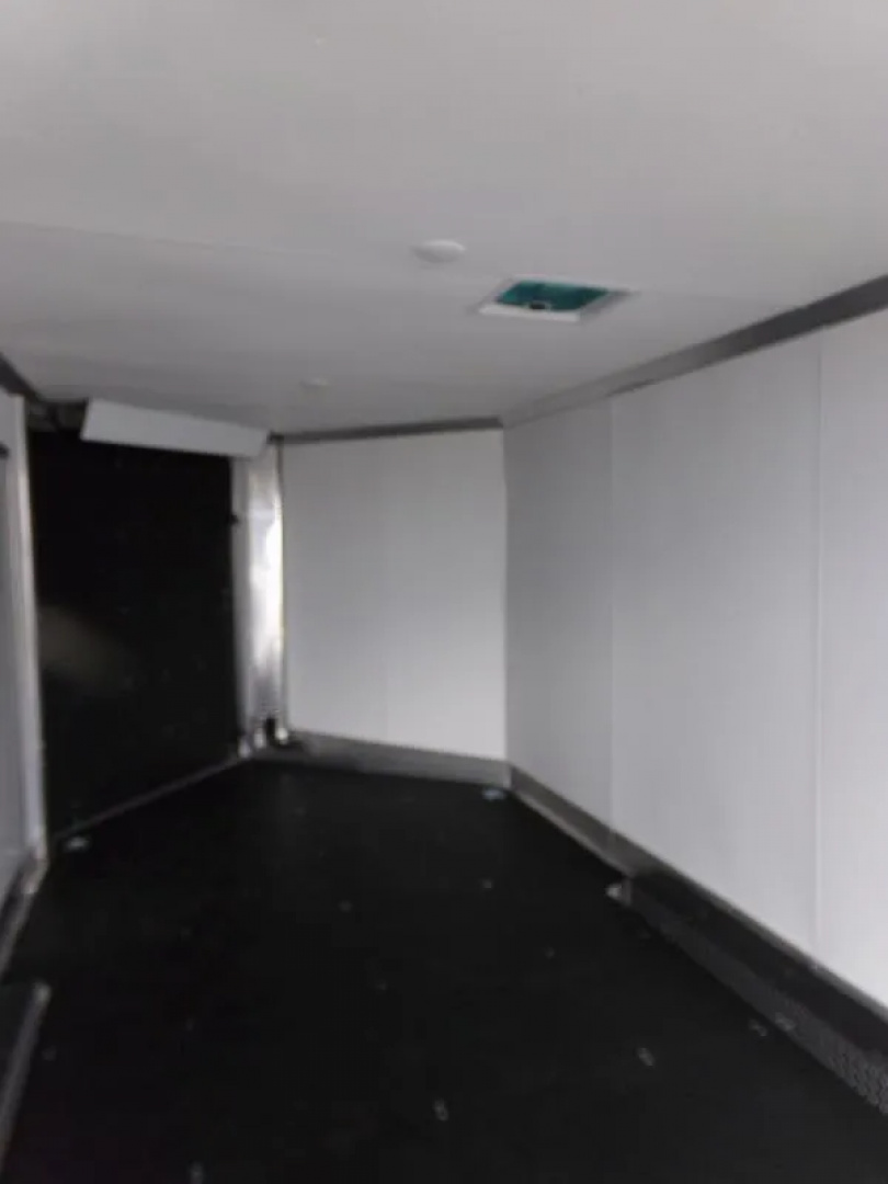 New 2026 Alcom Mission Snowmobile Trailer-All Season Peak Value-2-tone; White/Silver-Front DS Ramp-3500# Axles-Spare Tire